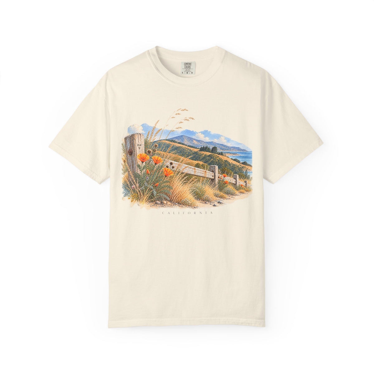 California, Along the Way t-shirt, view 2