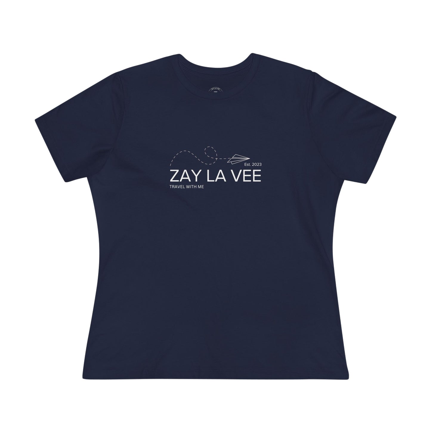 Zay La Vee Flat Logo Women's T-Shirt, view 7