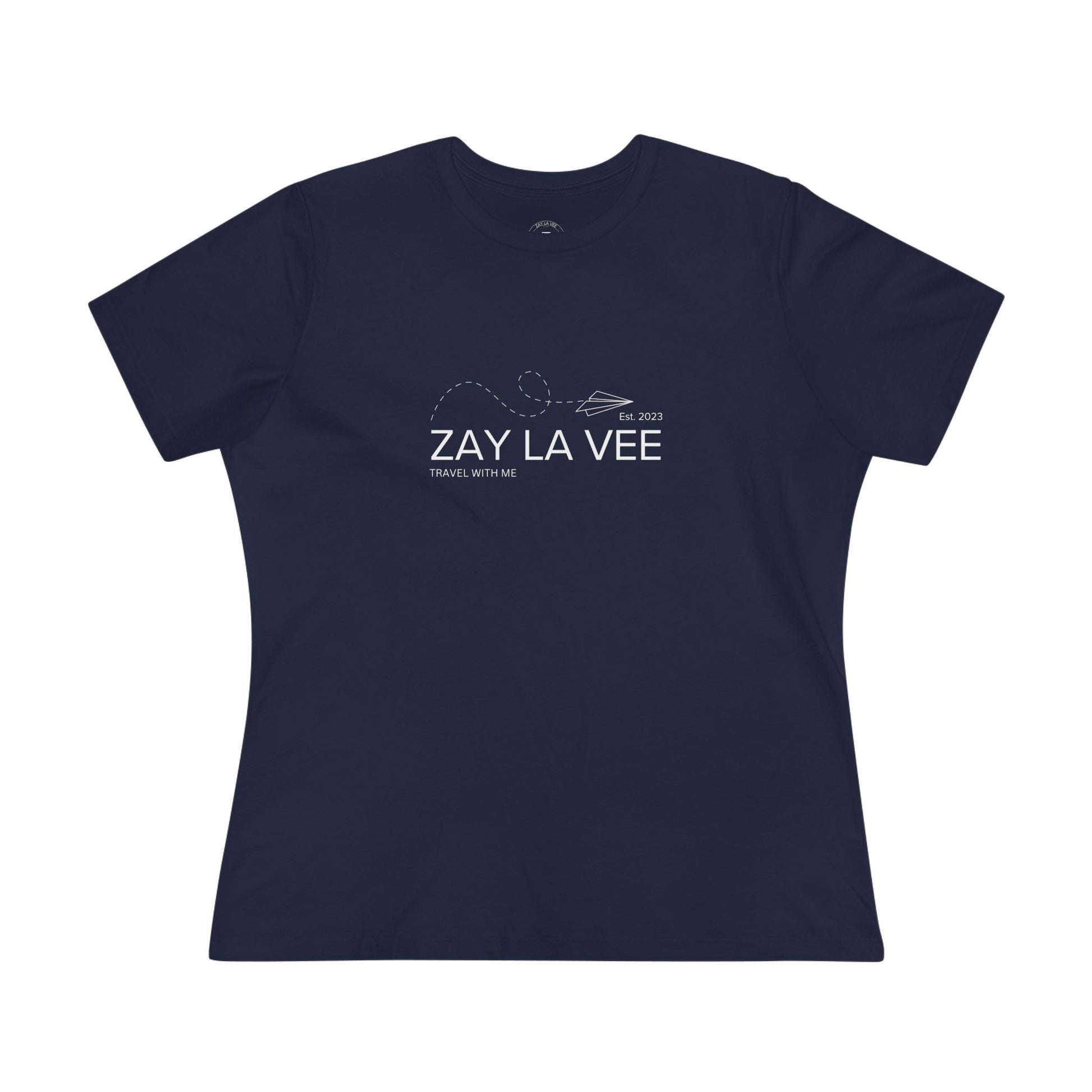Zay La Vee Flat Logo Women's T-Shirt, view 7