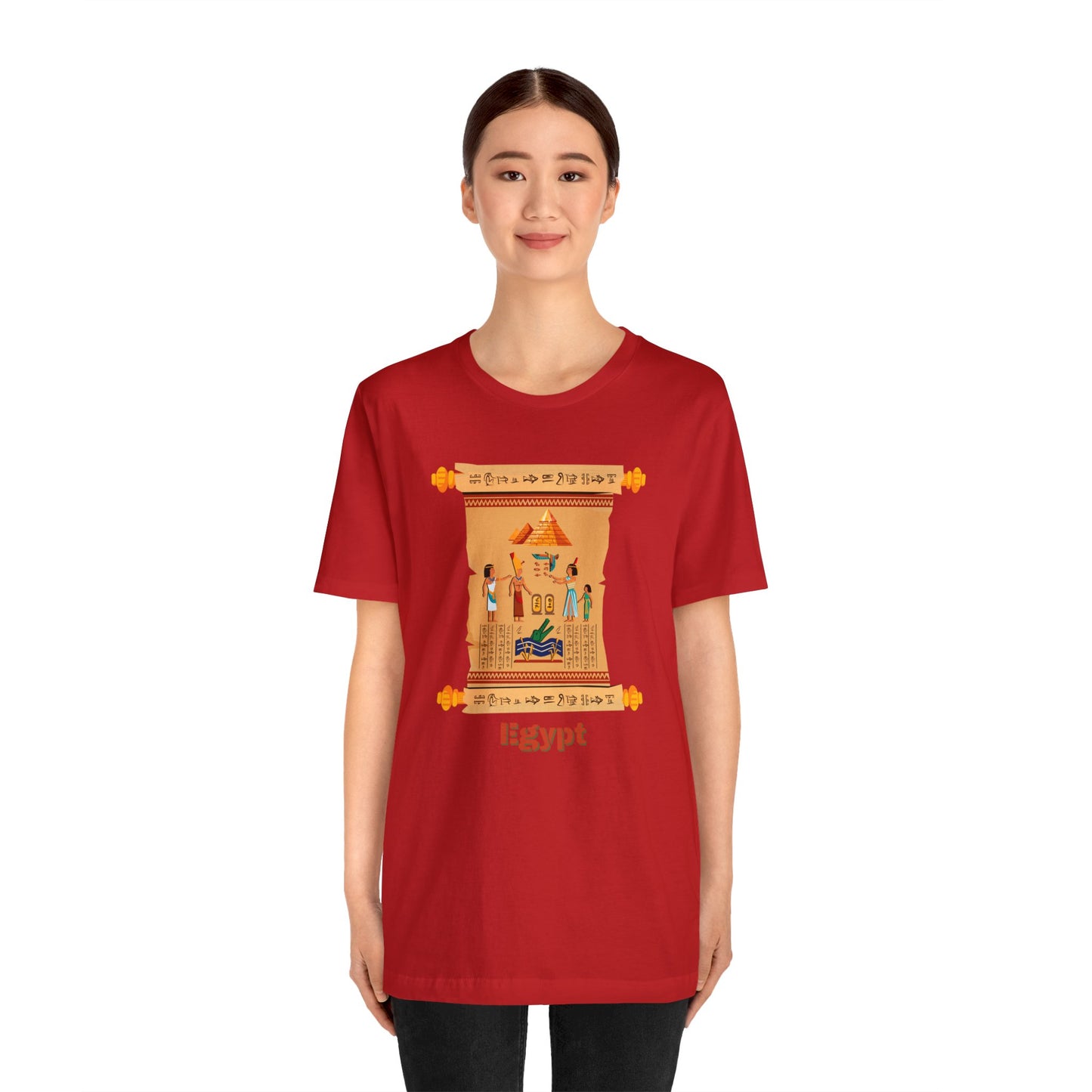 Egypt Papyrus-Short Sleeve T-Shirt