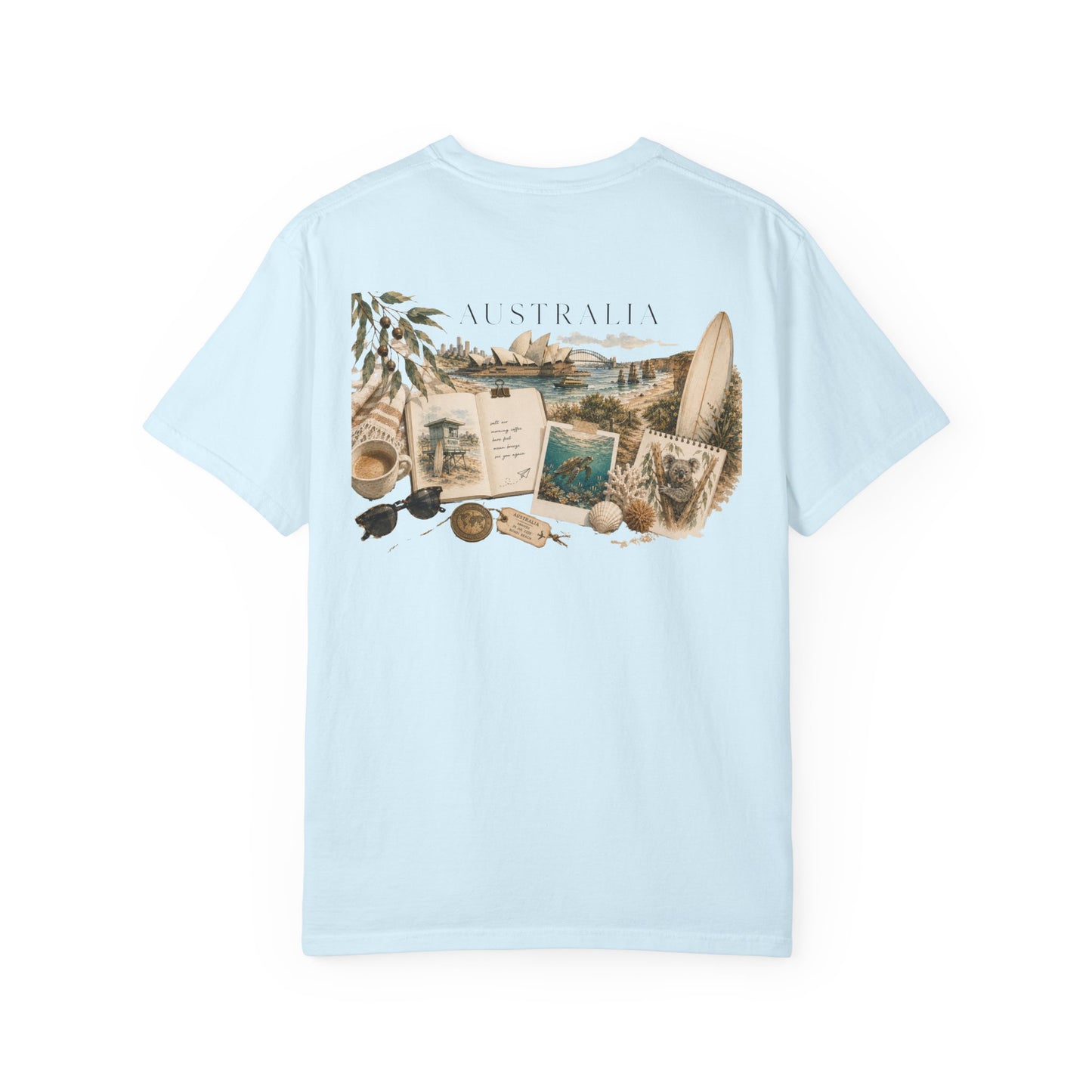 Australia Vintage Beach Collage T-Shirt