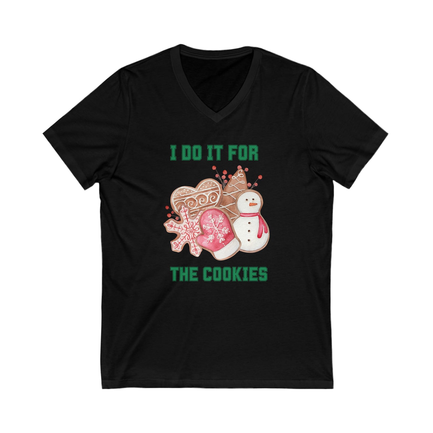 Cookies Holiday- Unisex V-Neck T-Shirt