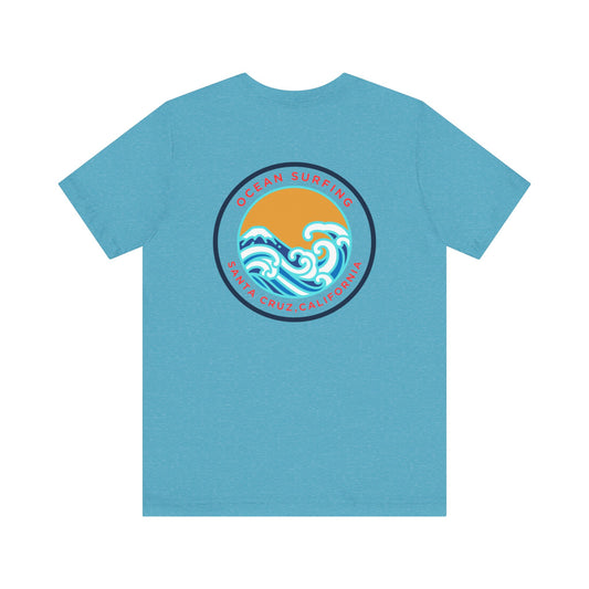 Santa Cruz Surfing- Unisex T-Shirt (back print)