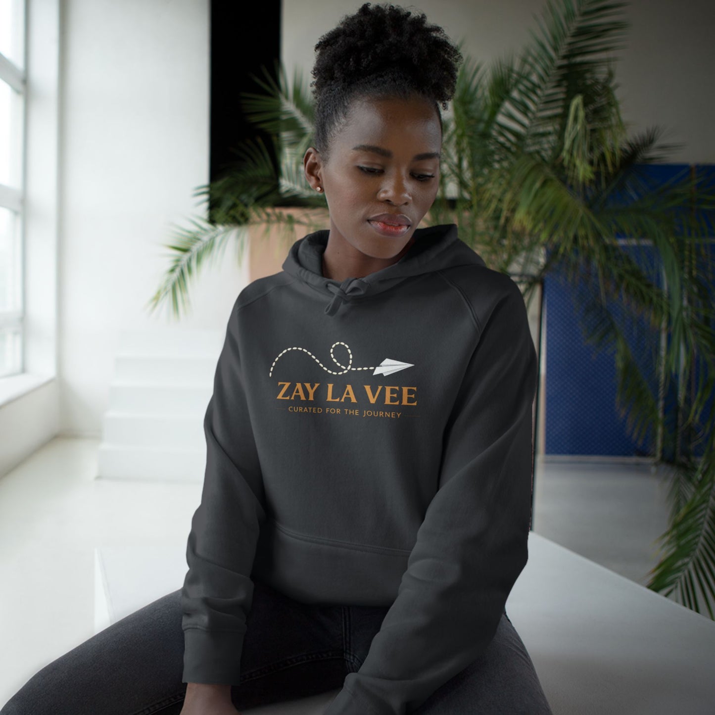 Zay La Vee Minimal Logo Hoodie