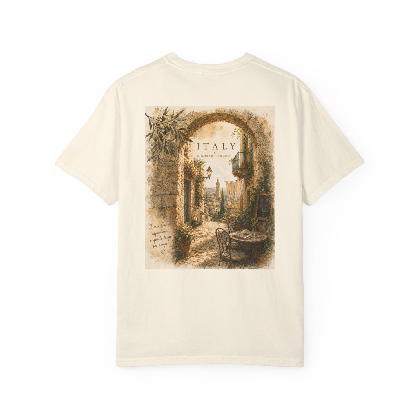 Italy vintage travel graphic t-shirt, view 5