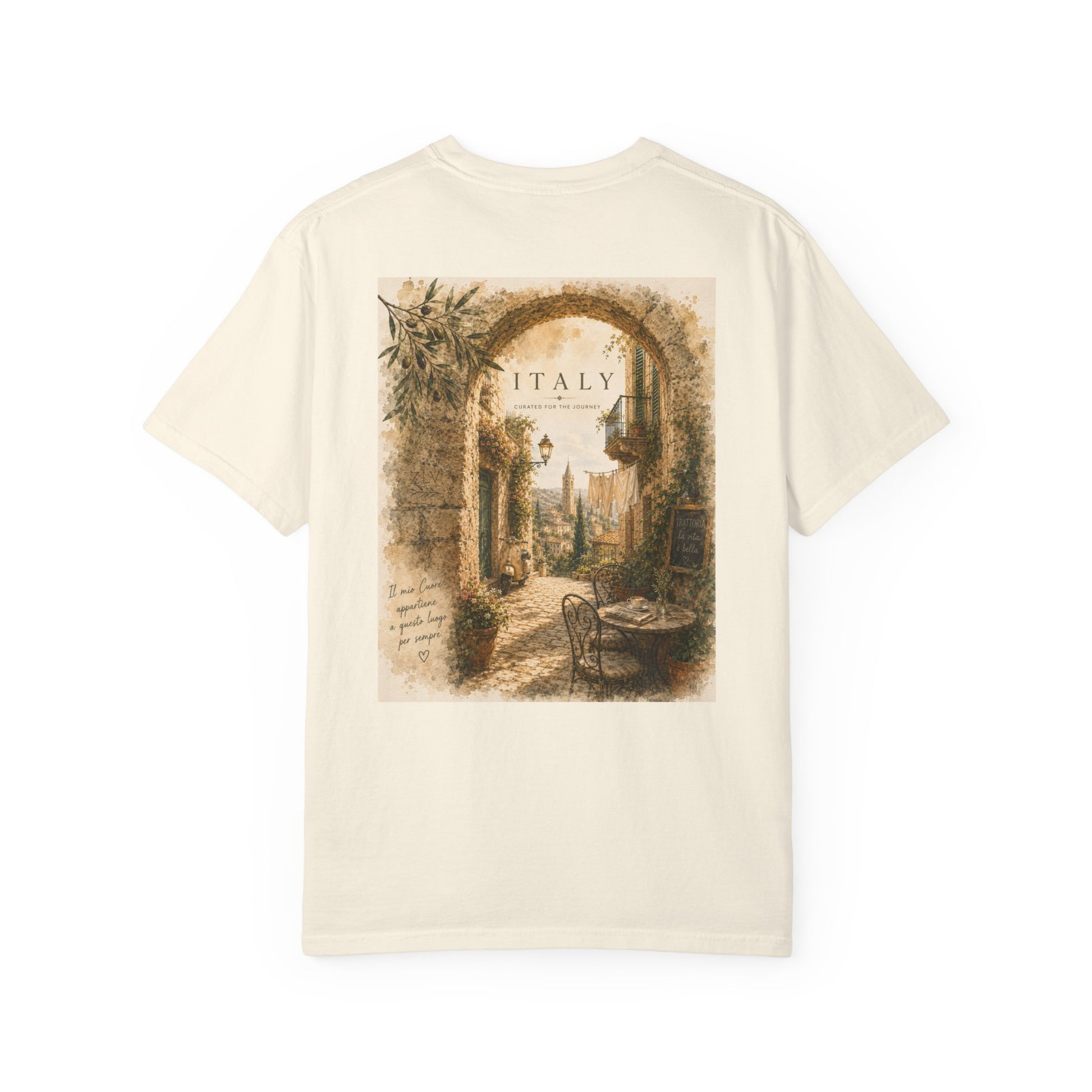 Italy vintage travel graphic t-shirt, view 5