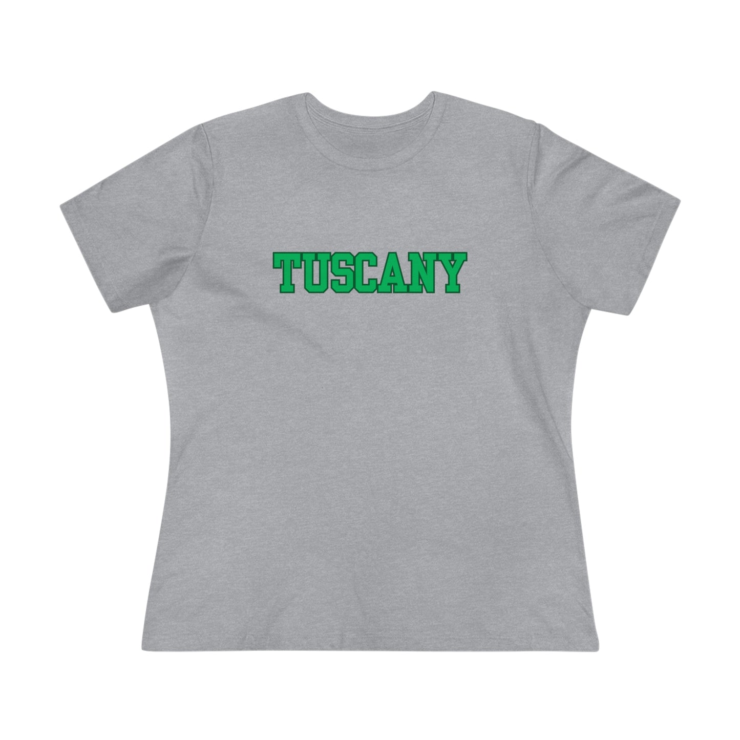 Italy Tuscany Block Font- Women's T-Shirt