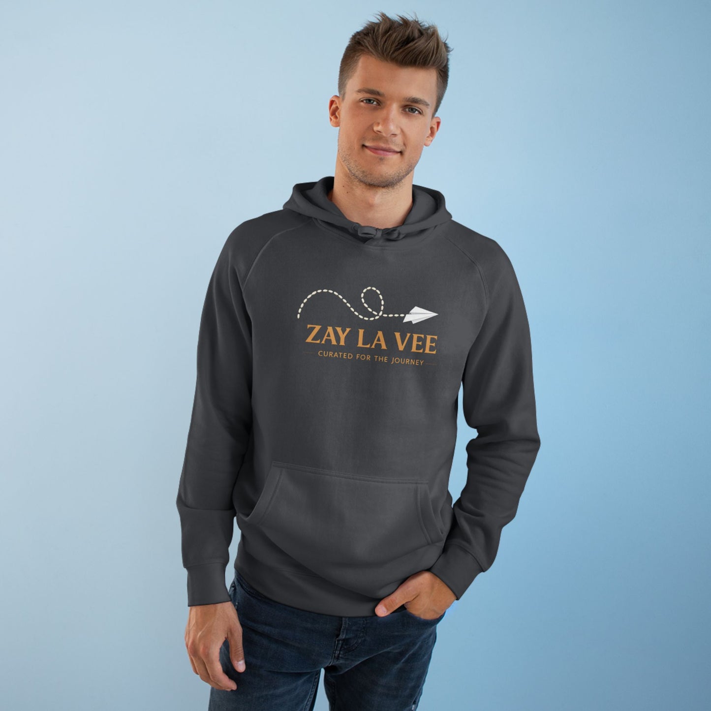 Zay La Vee Minimal Logo Hoodie