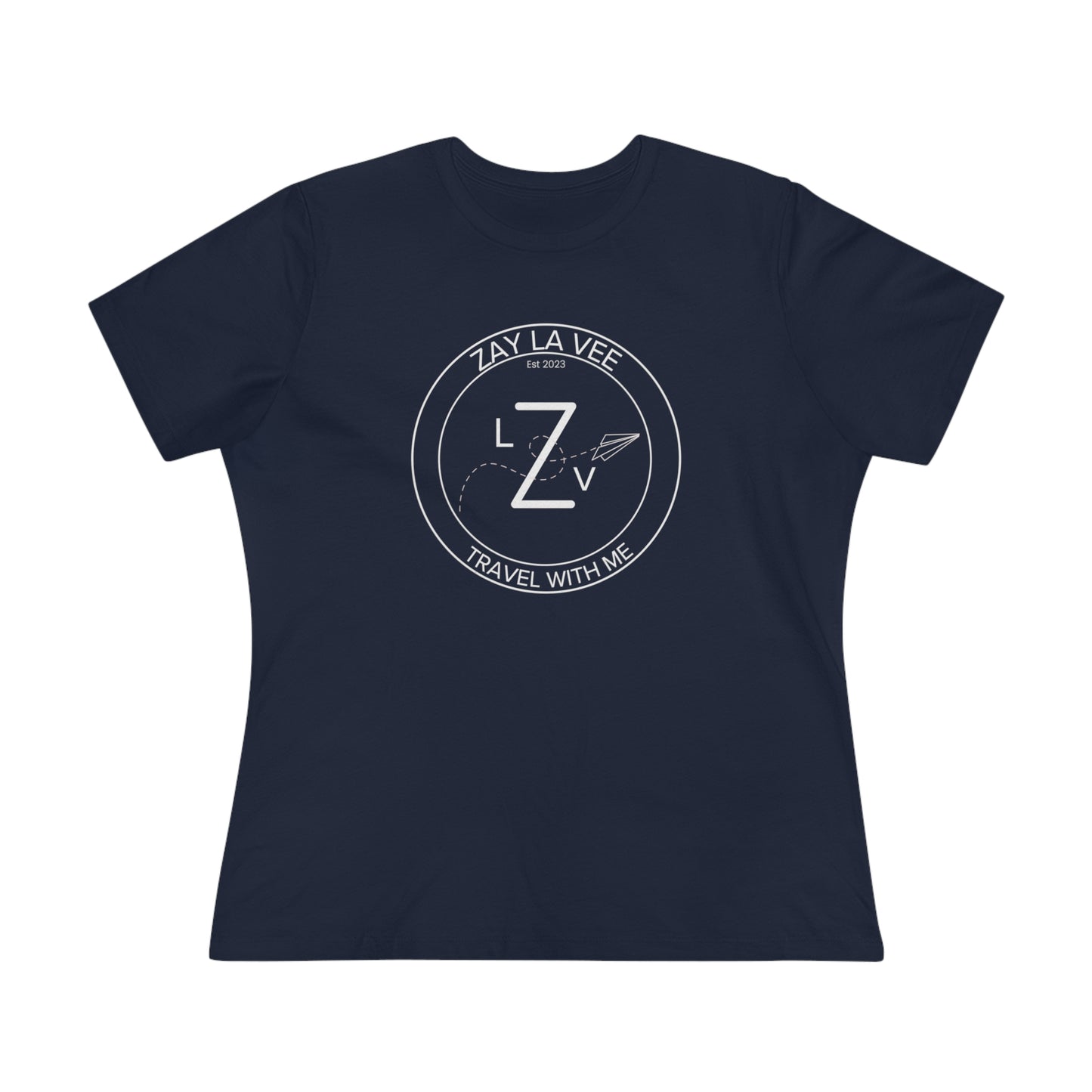 Zay La Vee Round Logo- Women's T-Shirt