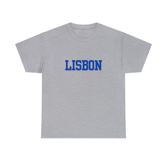 Lisbon Block Lettered- Unisex T-Shirt