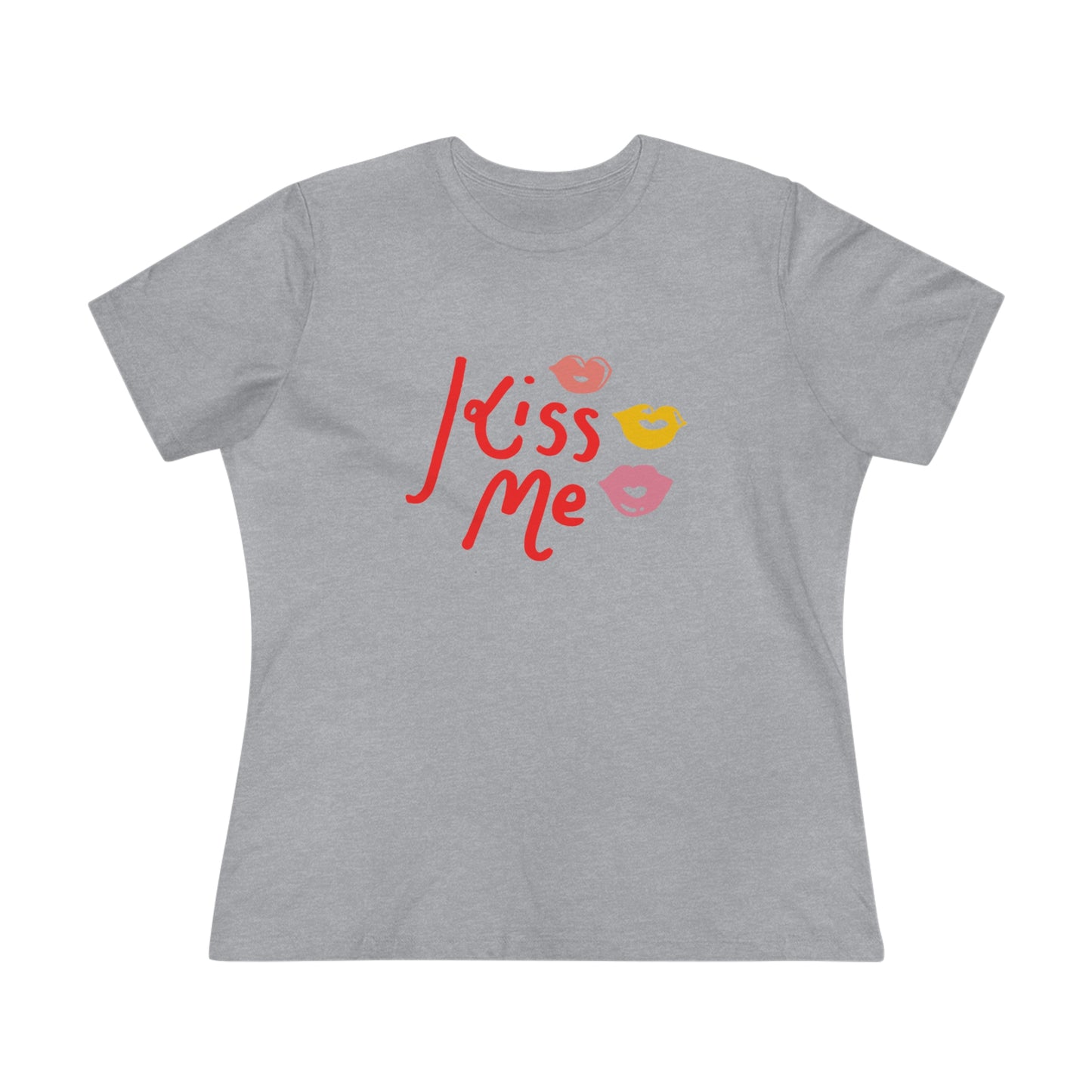 Kiss Me Color Lips- Women's T-Shirt