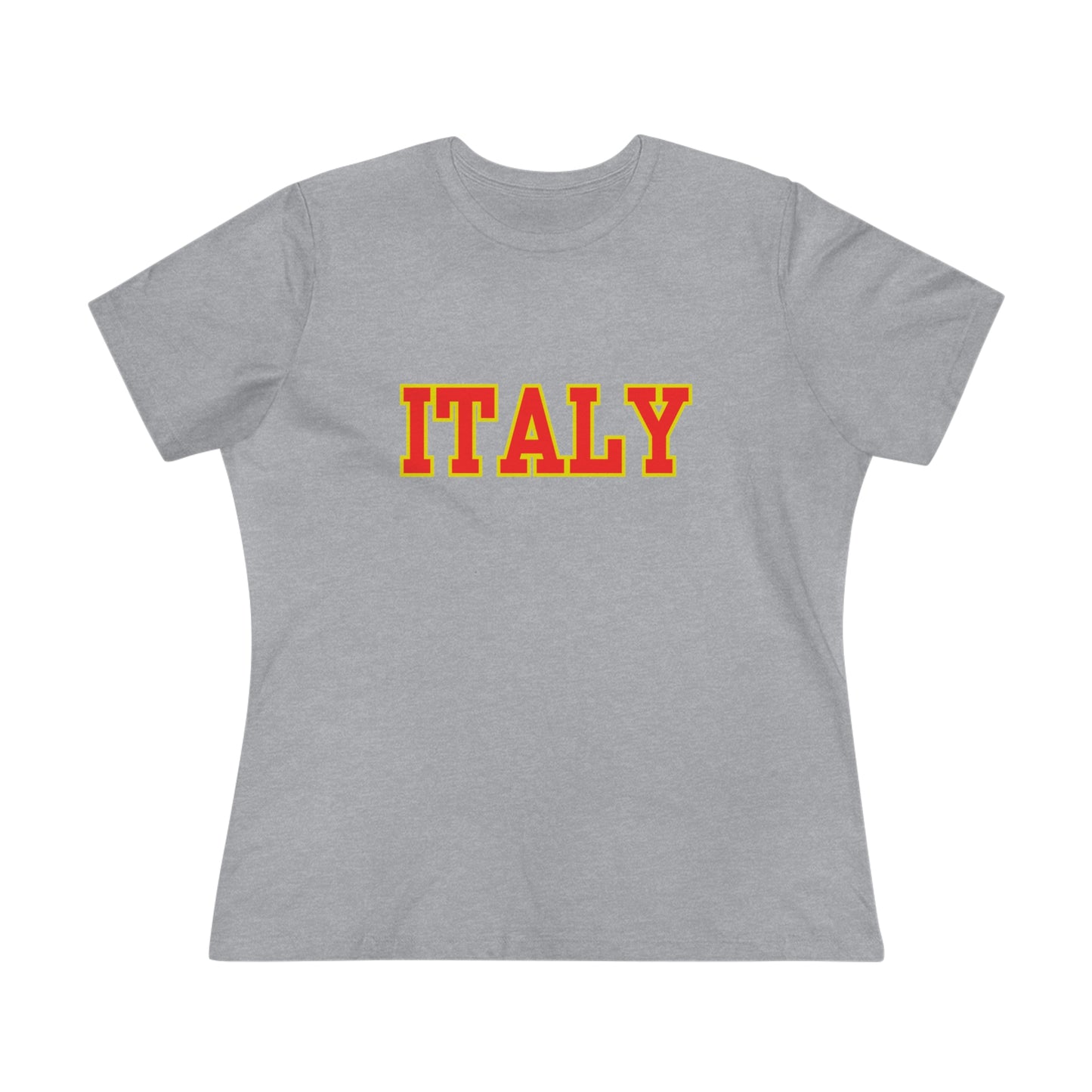 Italy Block Font- Women's T-Shirt