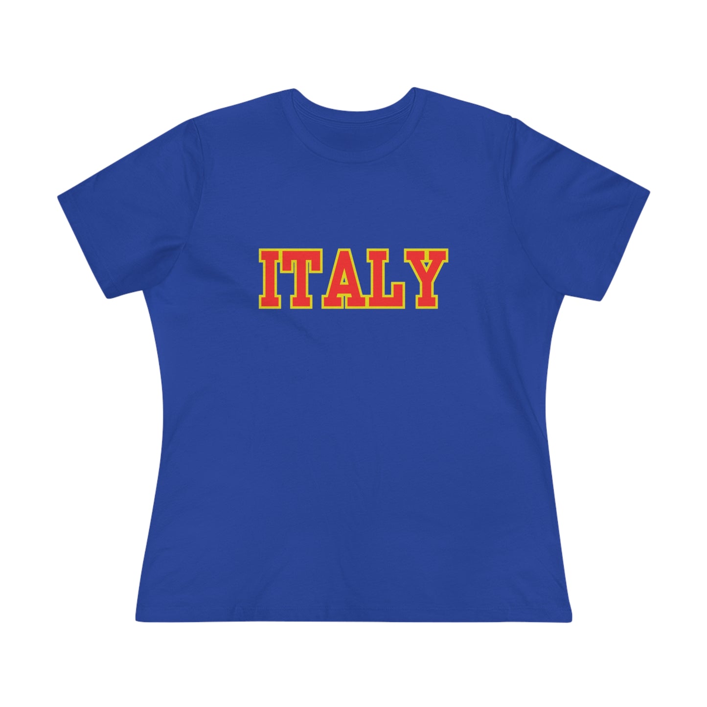 Italy Block Font- Women's T-Shirt