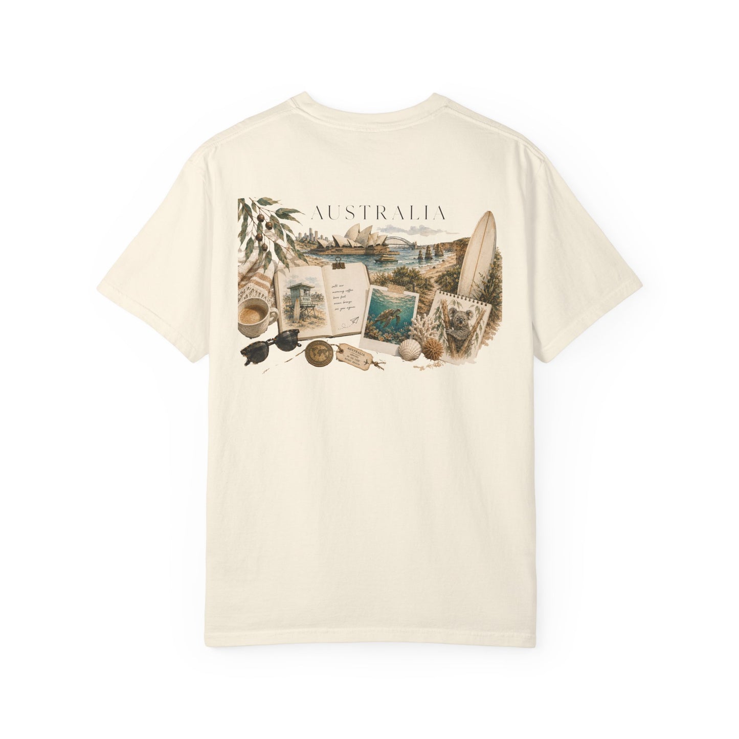 Australia Vintage Beach Collage T-Shirt