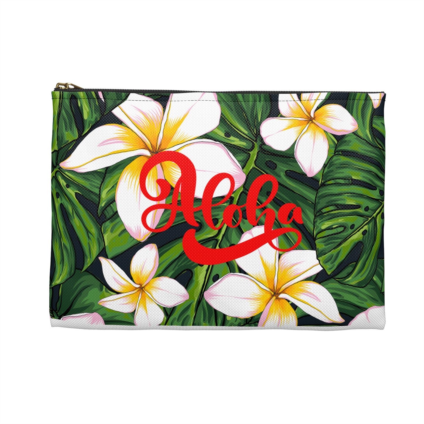 Hawaii- Aloha Plumeria- 8.35in. Travel Pouch