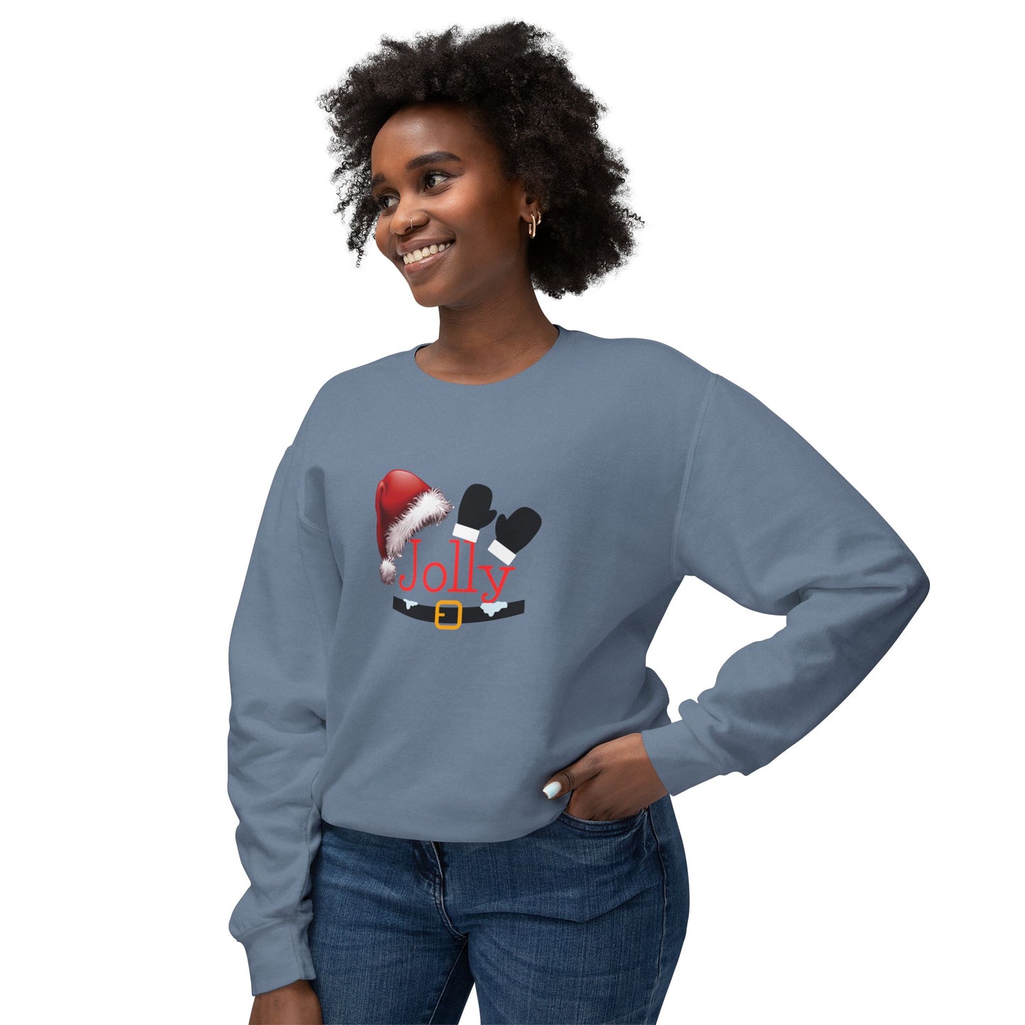 Jolly Santa Crewneck Sweatshirt