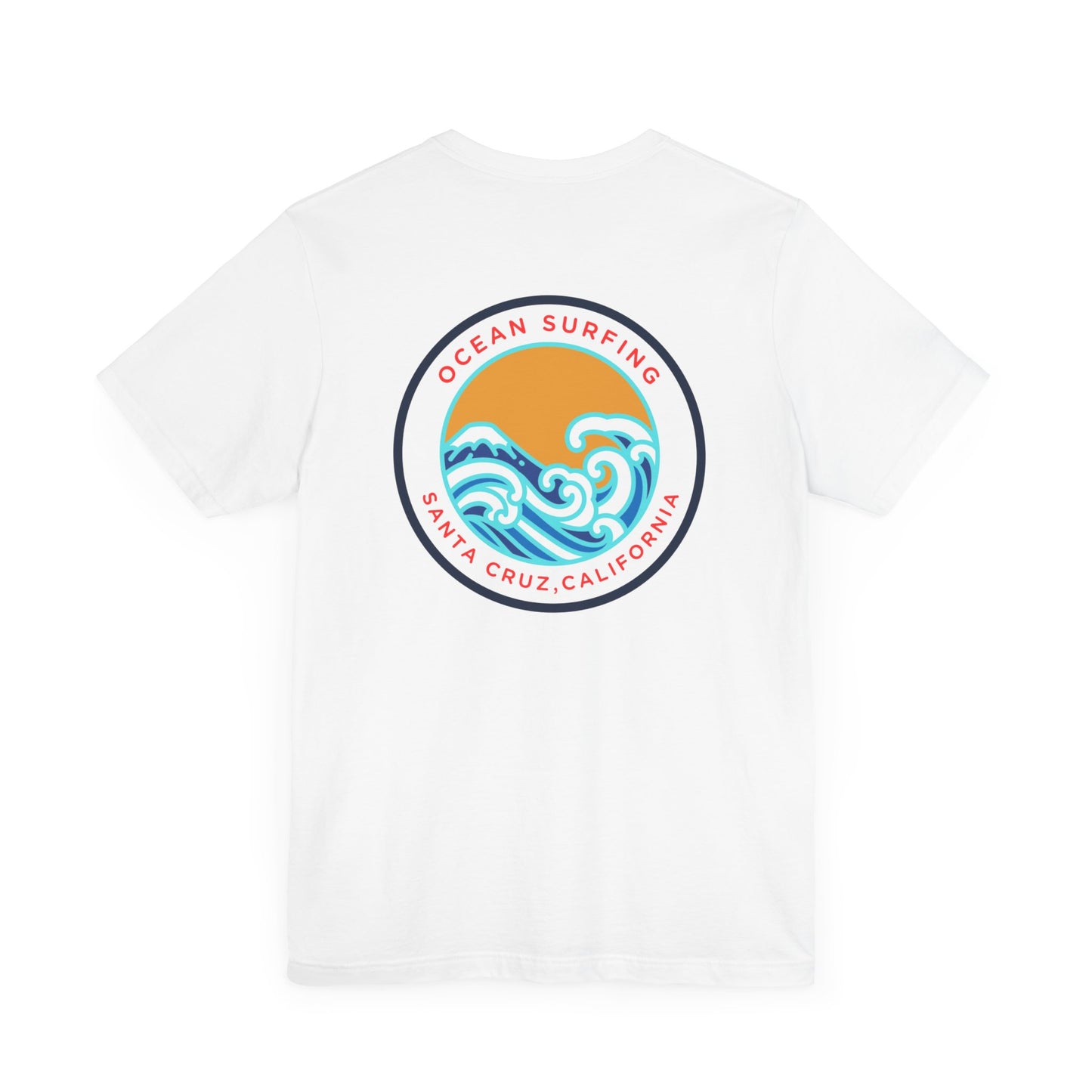 Santa Cruz Surfing- Unisex T-Shirt (back print)