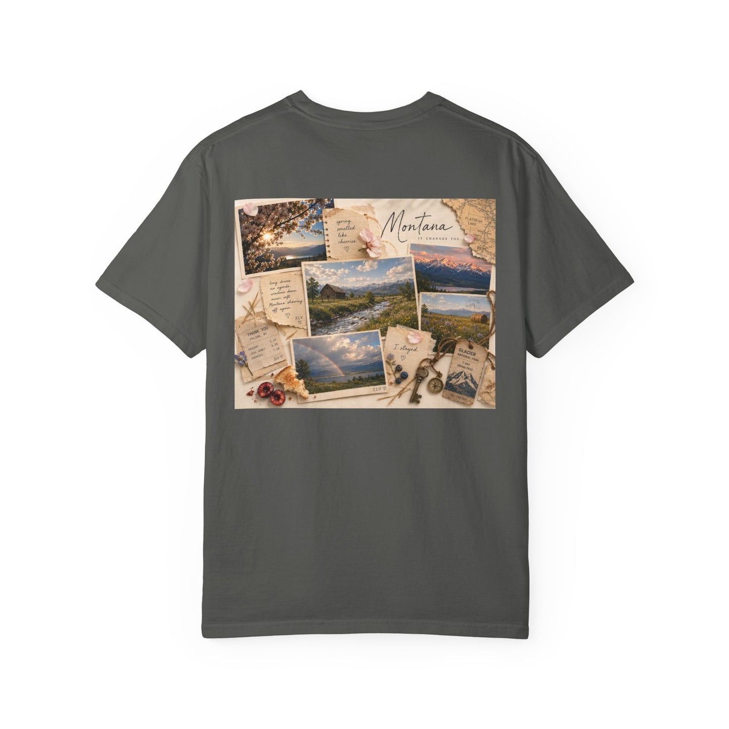 Montana Travel Collage T-Shirt, view 8
