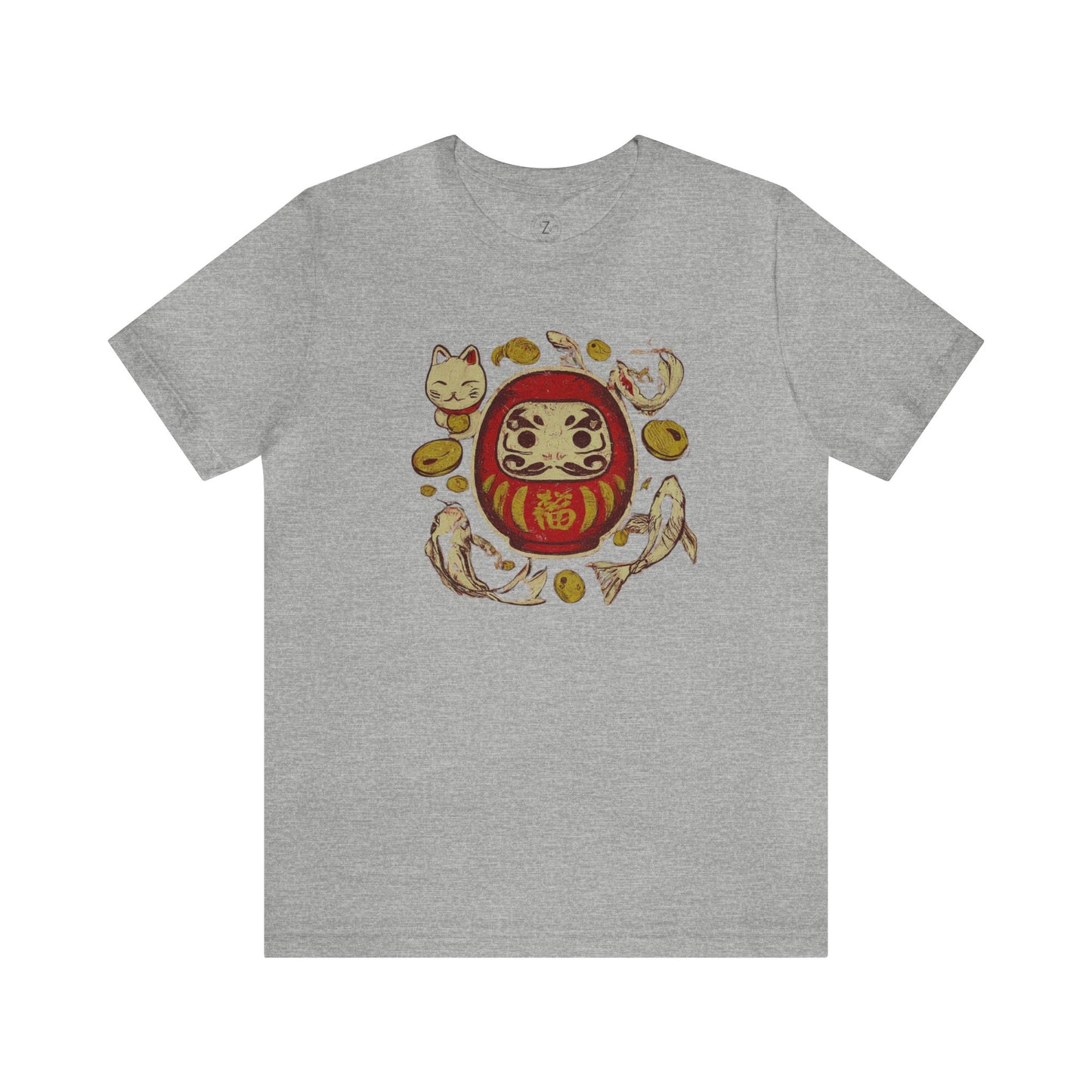 Japan Lucky Daruma Vintage-  Unisex T-Shirt