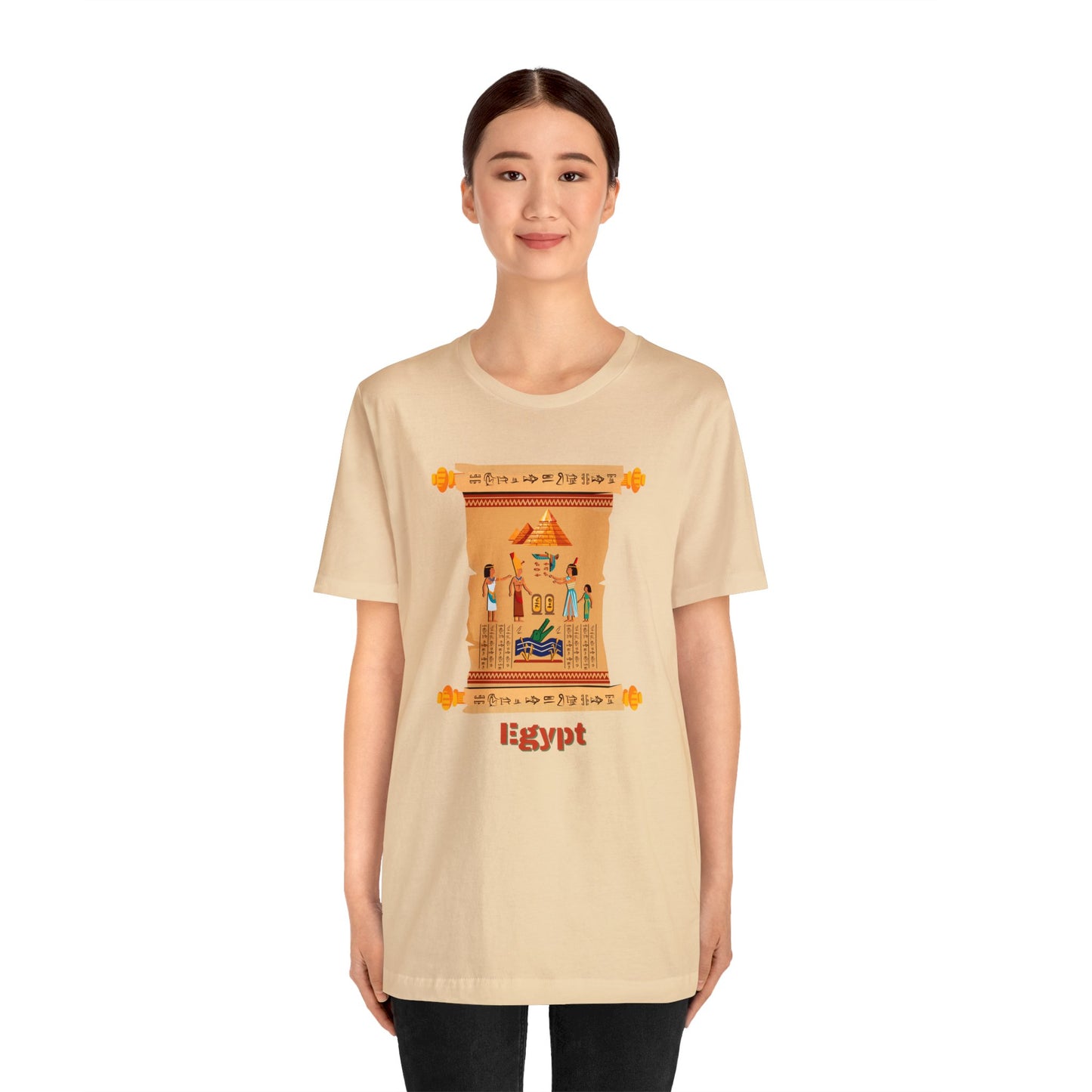 Egypt Papyrus-Short Sleeve T-Shirt