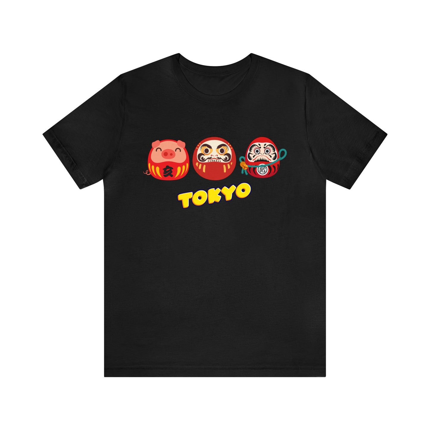 Tokyo Daruma Doll- Unisex T-Shirt- Express Delivery available