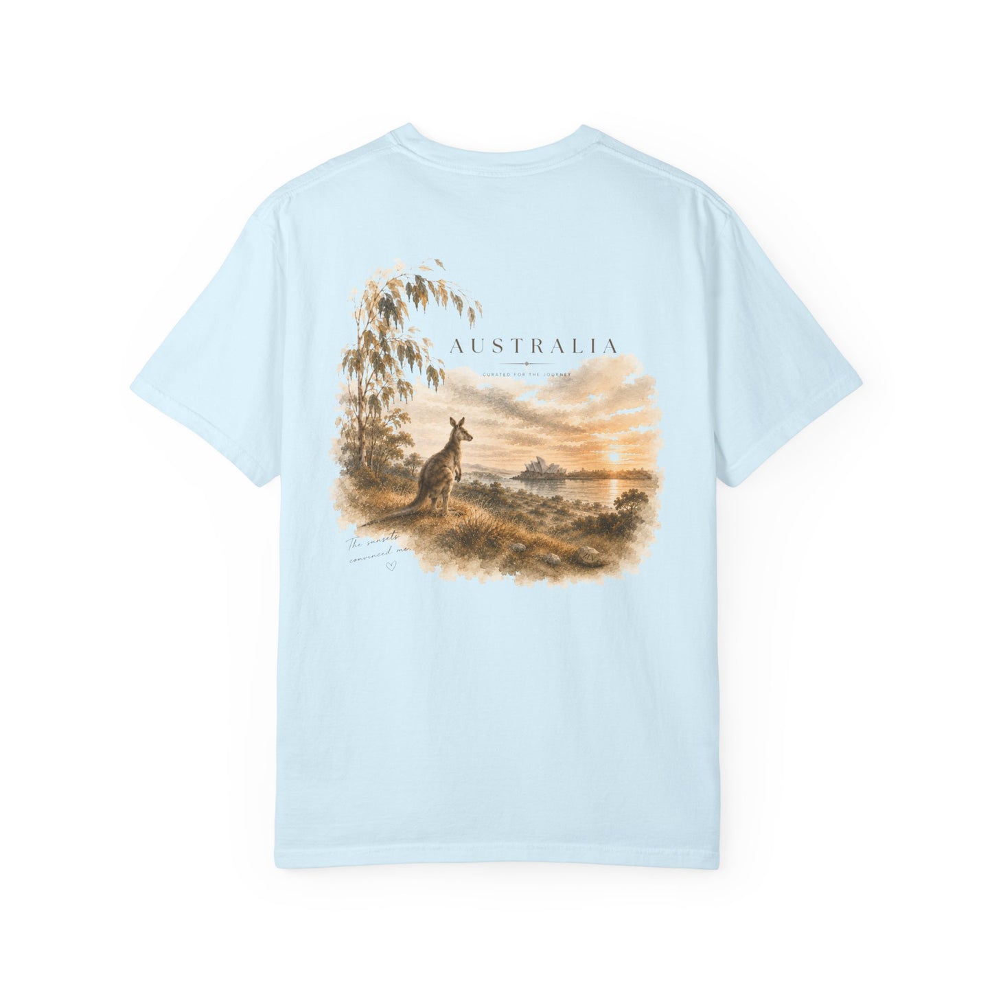 Australia Kangaroo Scenic outback graphic t-shirt, view 6