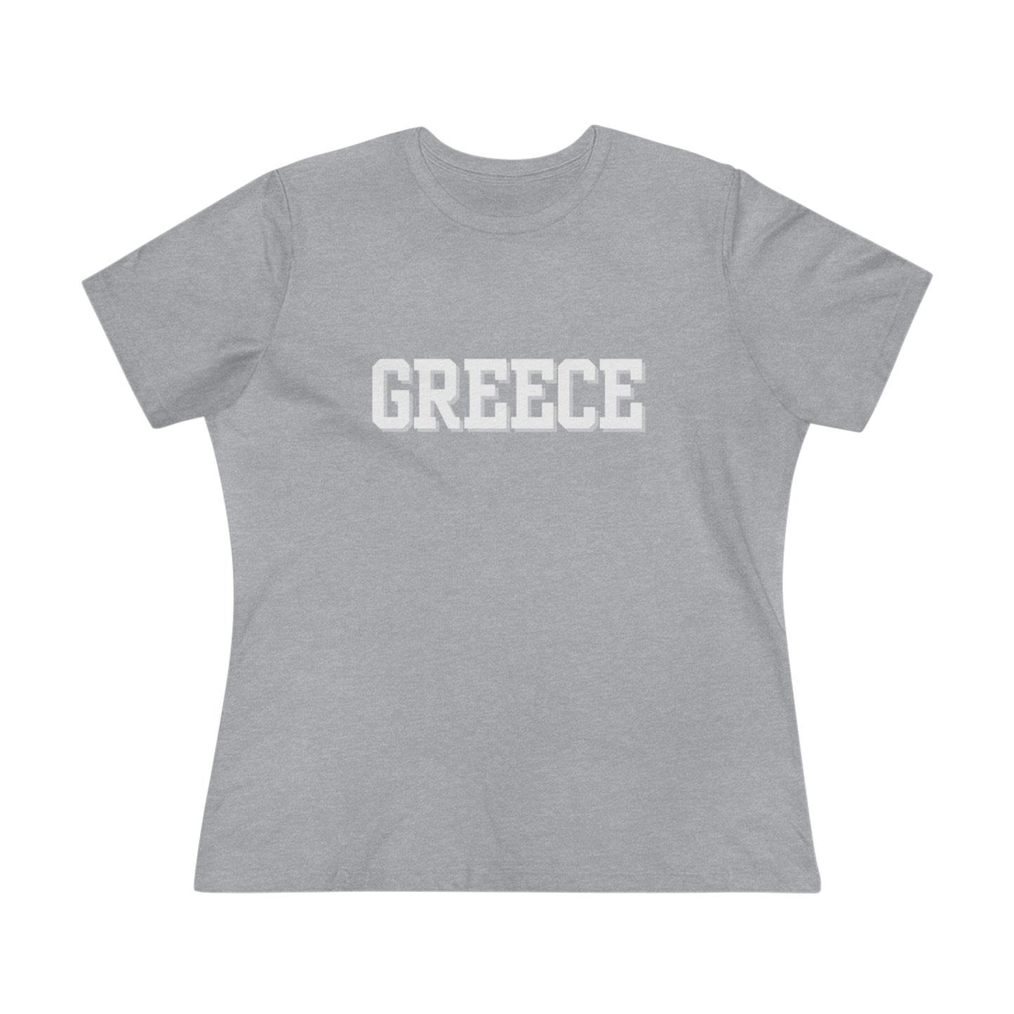 Greece Block Font- Women's T-Shirt