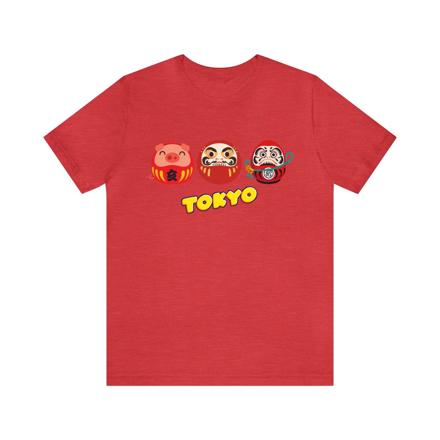 Tokyo Daruma Doll- Unisex T-Shirt- Express Delivery available