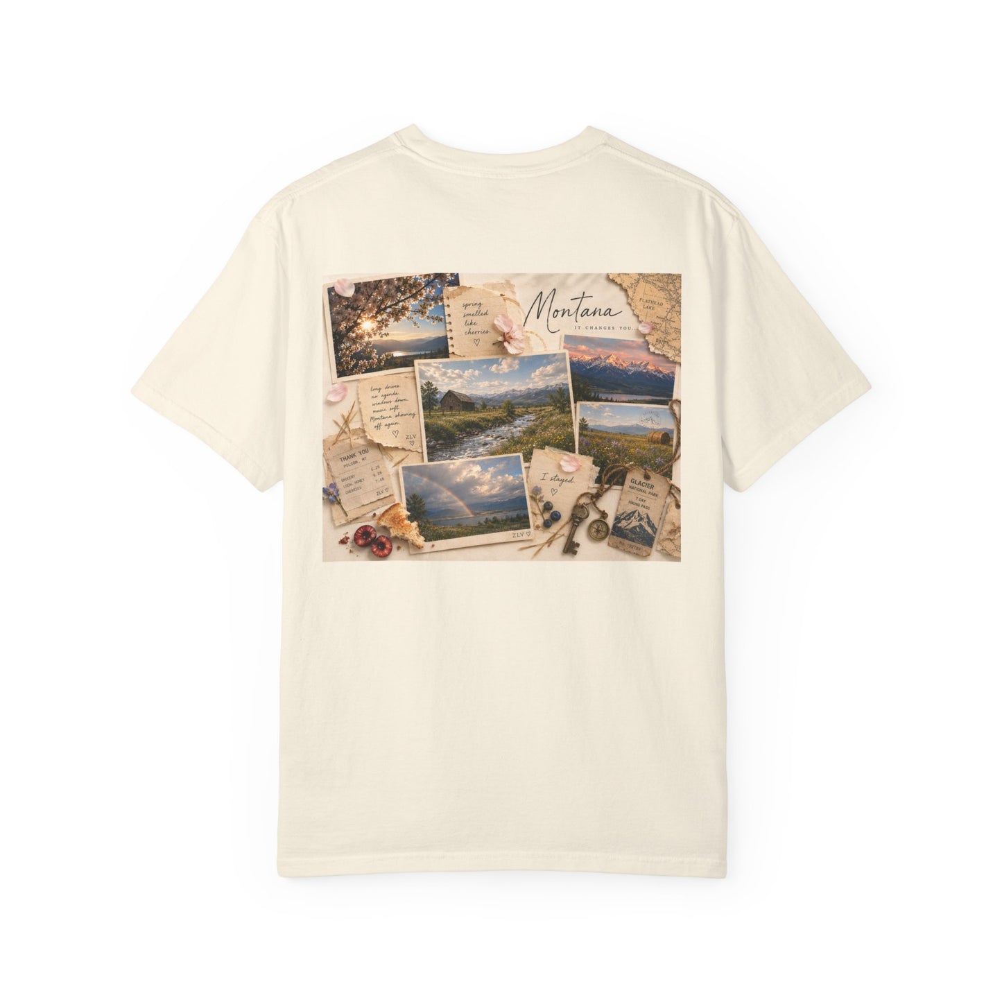 Montana Travel Collage T-Shirt, view 4