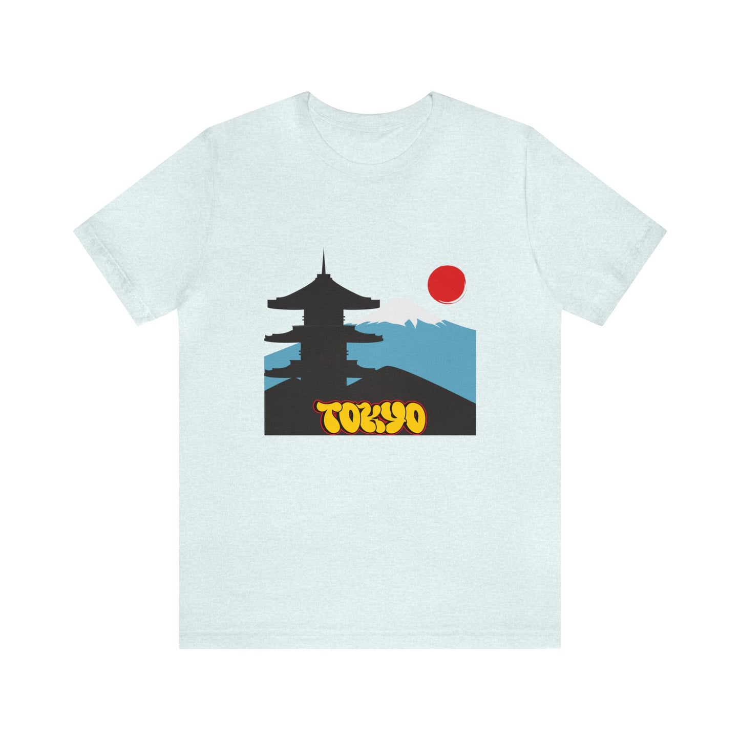 Tokyo Pagoda Mt. Fuji- Unisex T-Shirt- Express Delivery