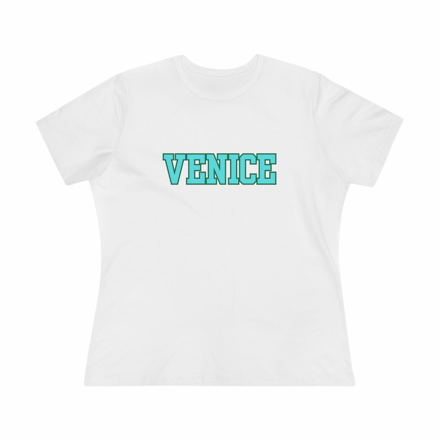 Italy Venice Block Font- Women's T-Shirt