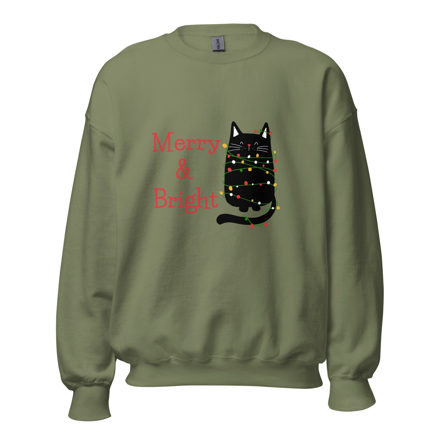 Cat Merry Bright- Unisex Sweatshirt