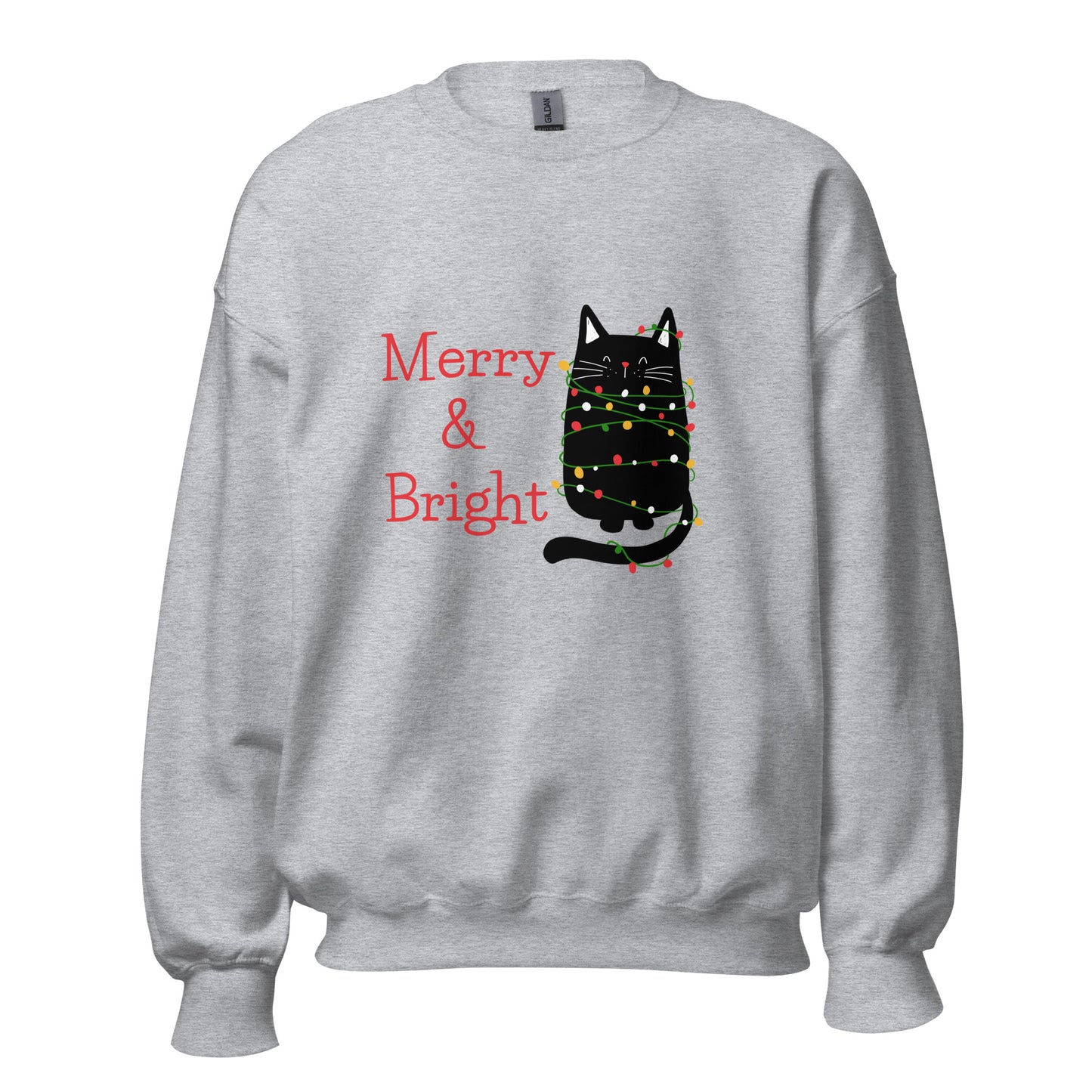 Cat Merry Bright- Unisex Sweatshirt