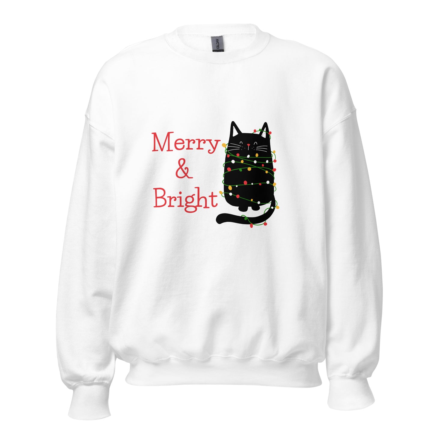 Cat Merry Bright- Unisex Sweatshirt