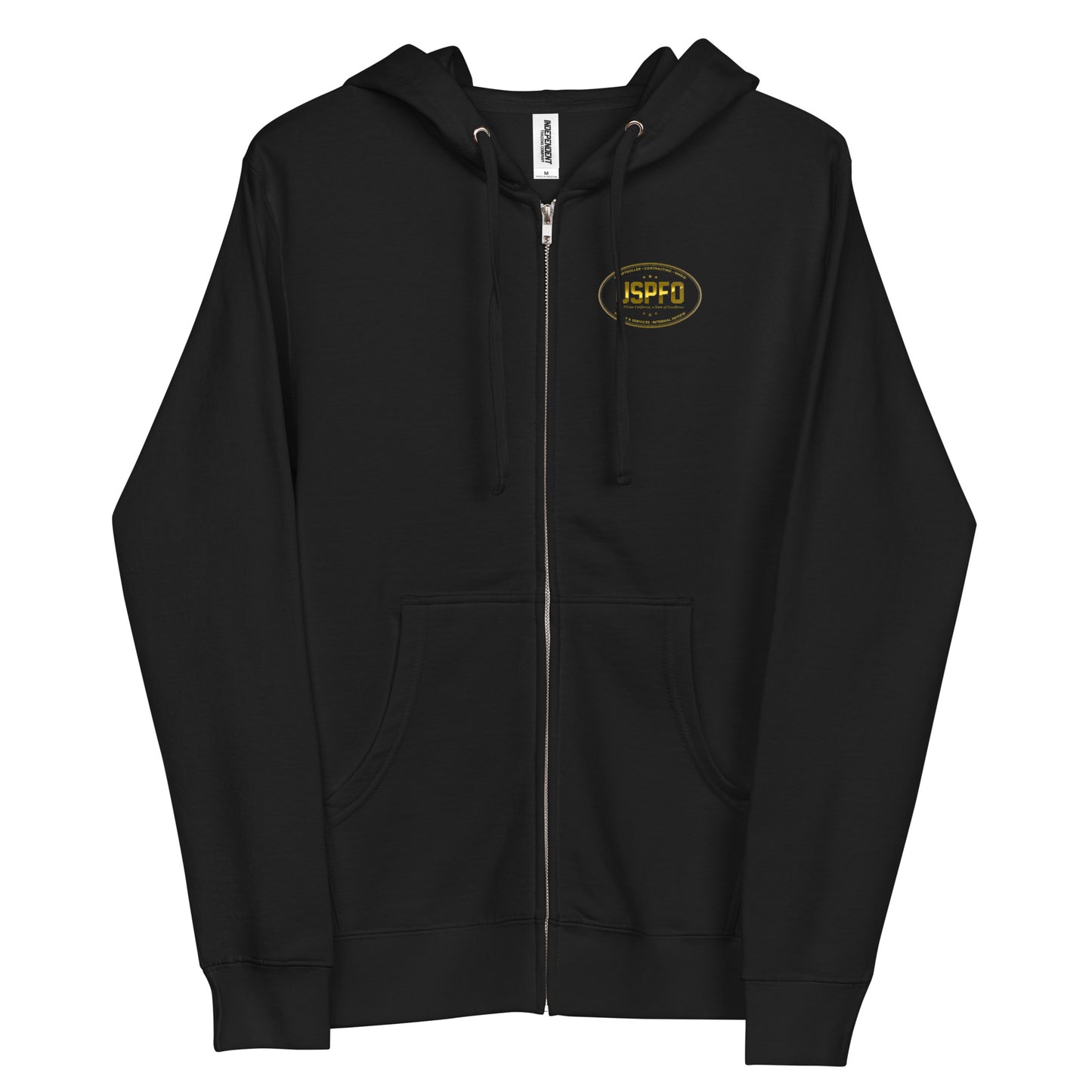 USPFO Gold Oval- Unisex Zip Hoodie