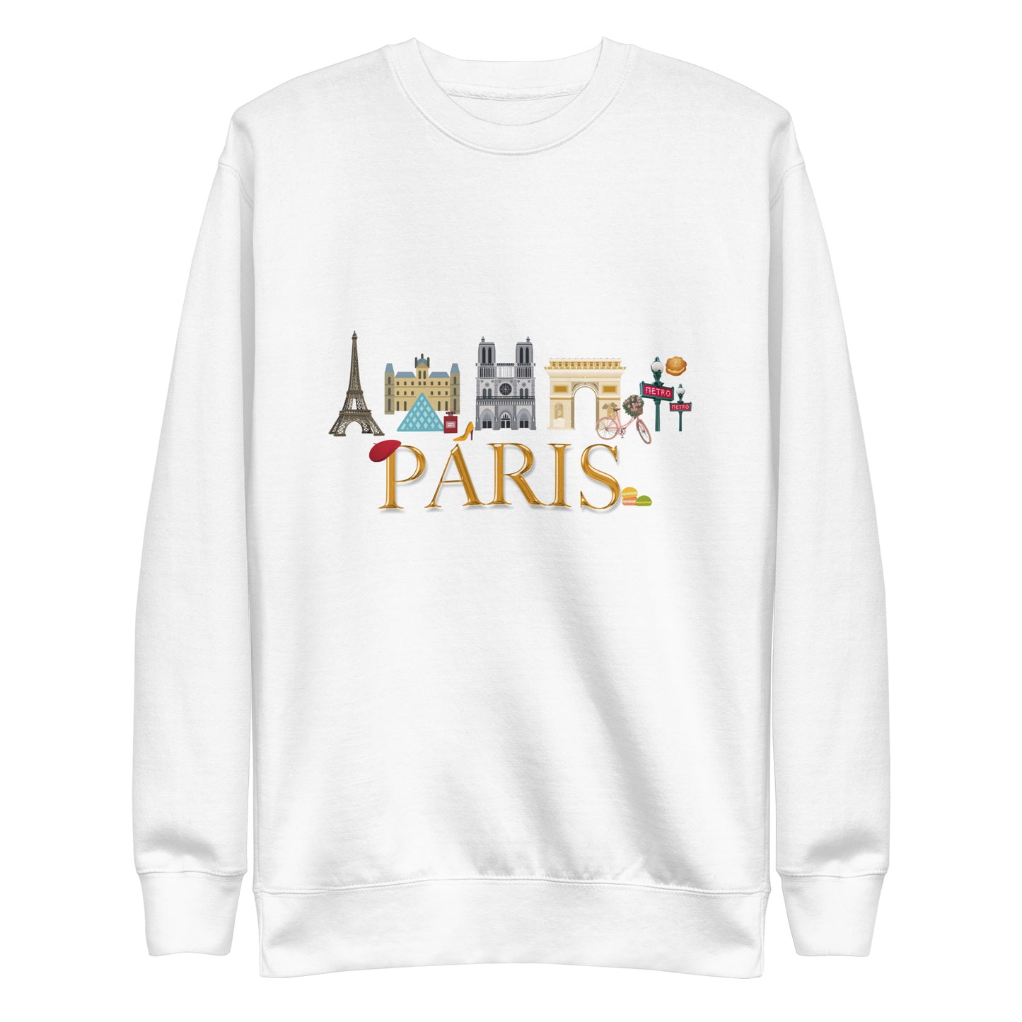 Paris Icons- Unisex Sweatshirt