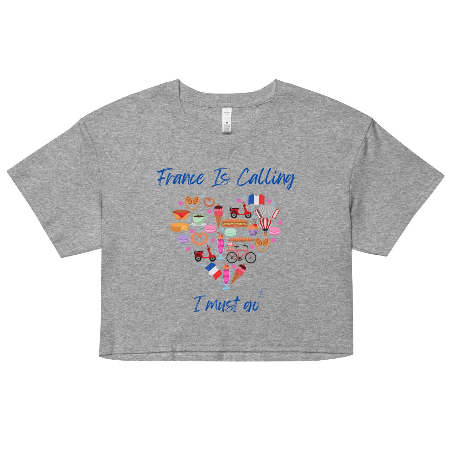 France Calling- Women’s Crop T-Shirt