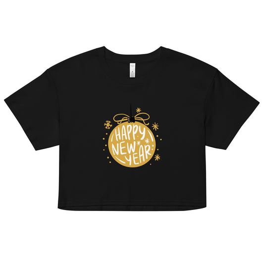 New Year's- Women’s Crop T-Shirt