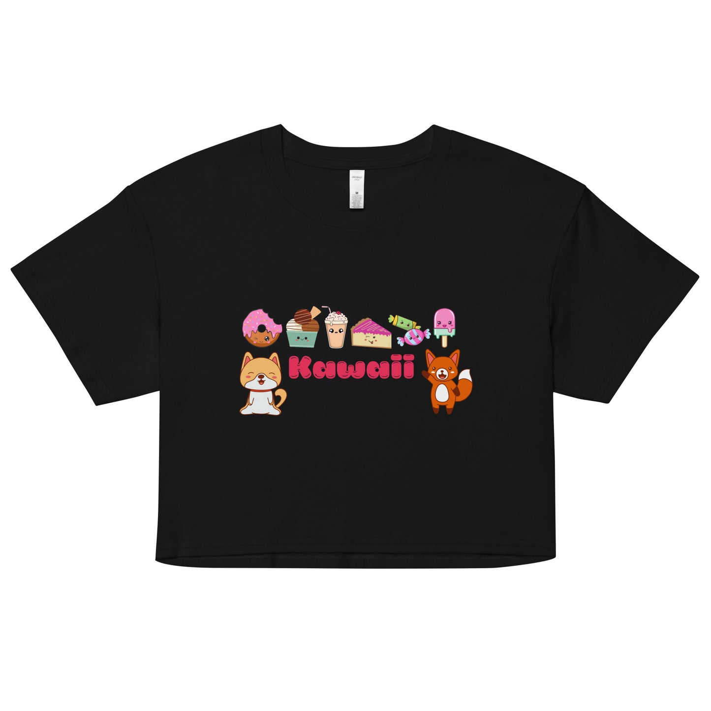 Japan Cute Kawaii- Women’s Crop T-Shirt