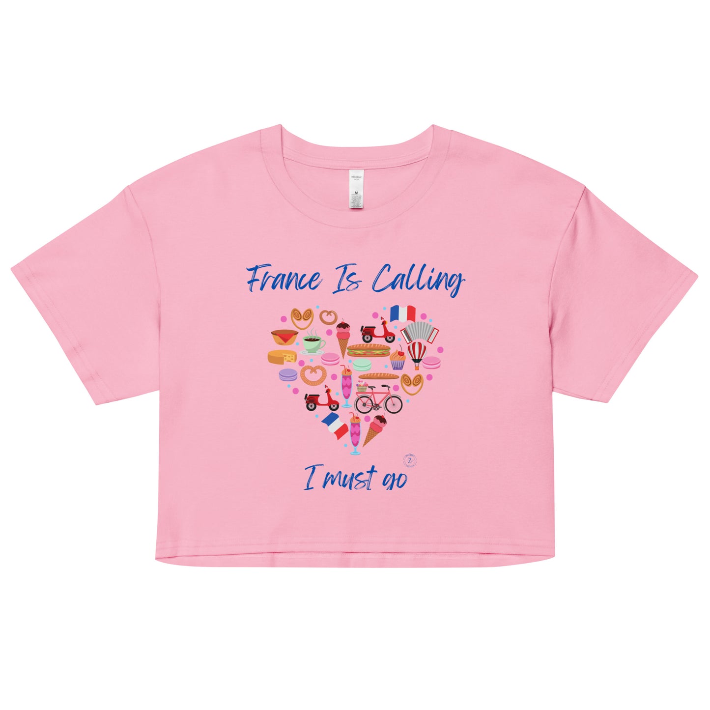 France Calling- Women’s Crop T-Shirt