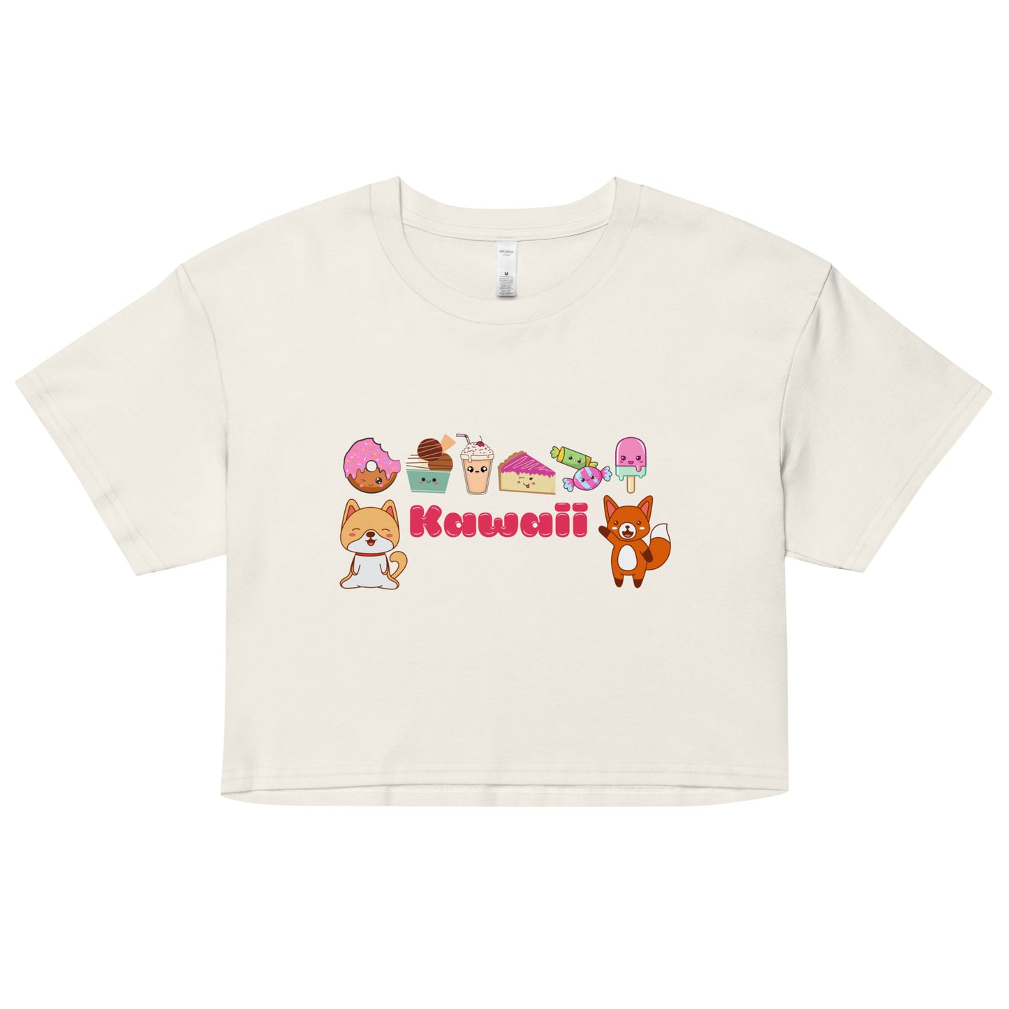 Japan Cute Kawaii- Women’s Crop T-Shirt