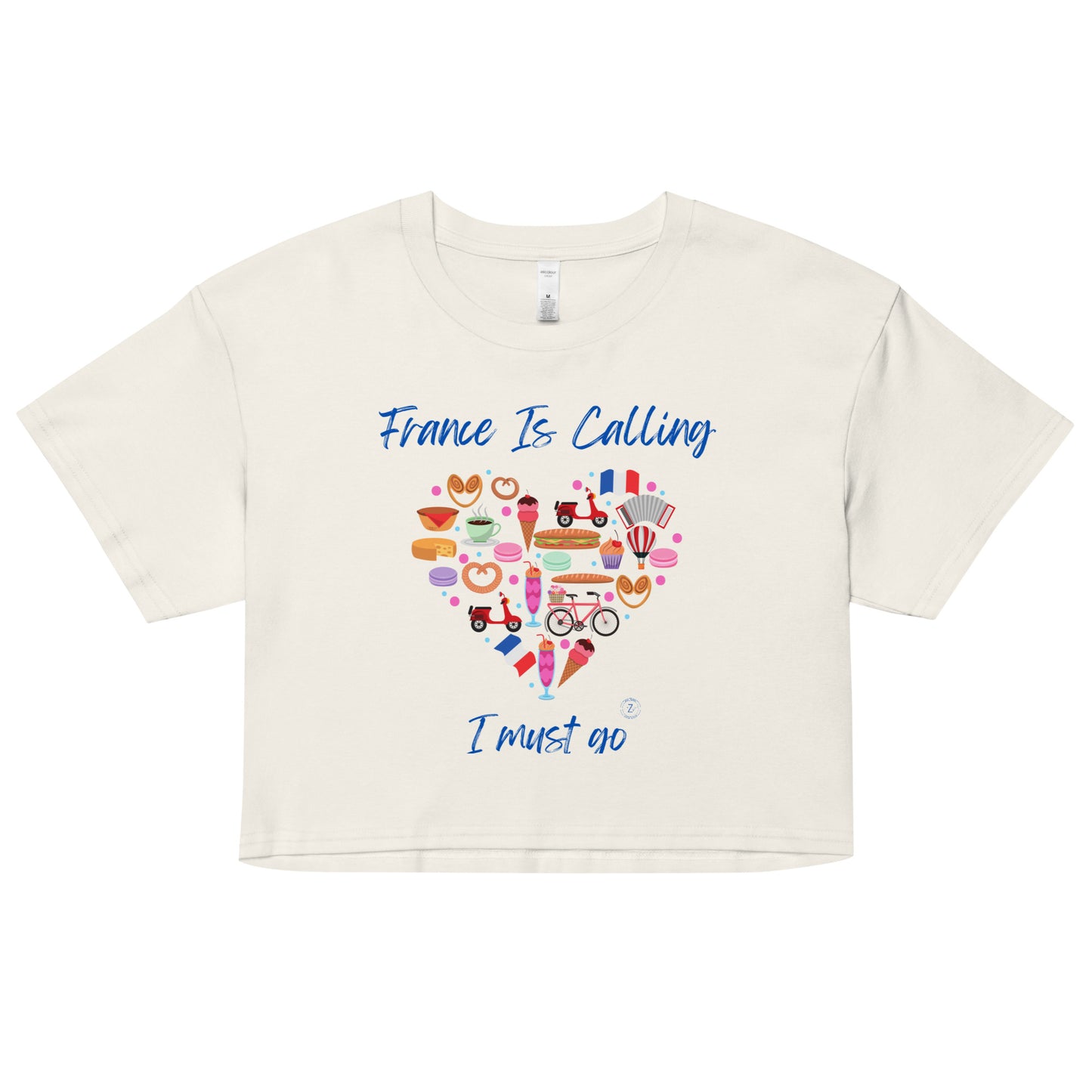 France Calling- Women’s Crop T-Shirt