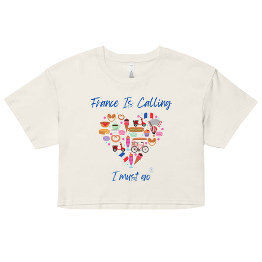 France Calling- Women’s Crop T-Shirt