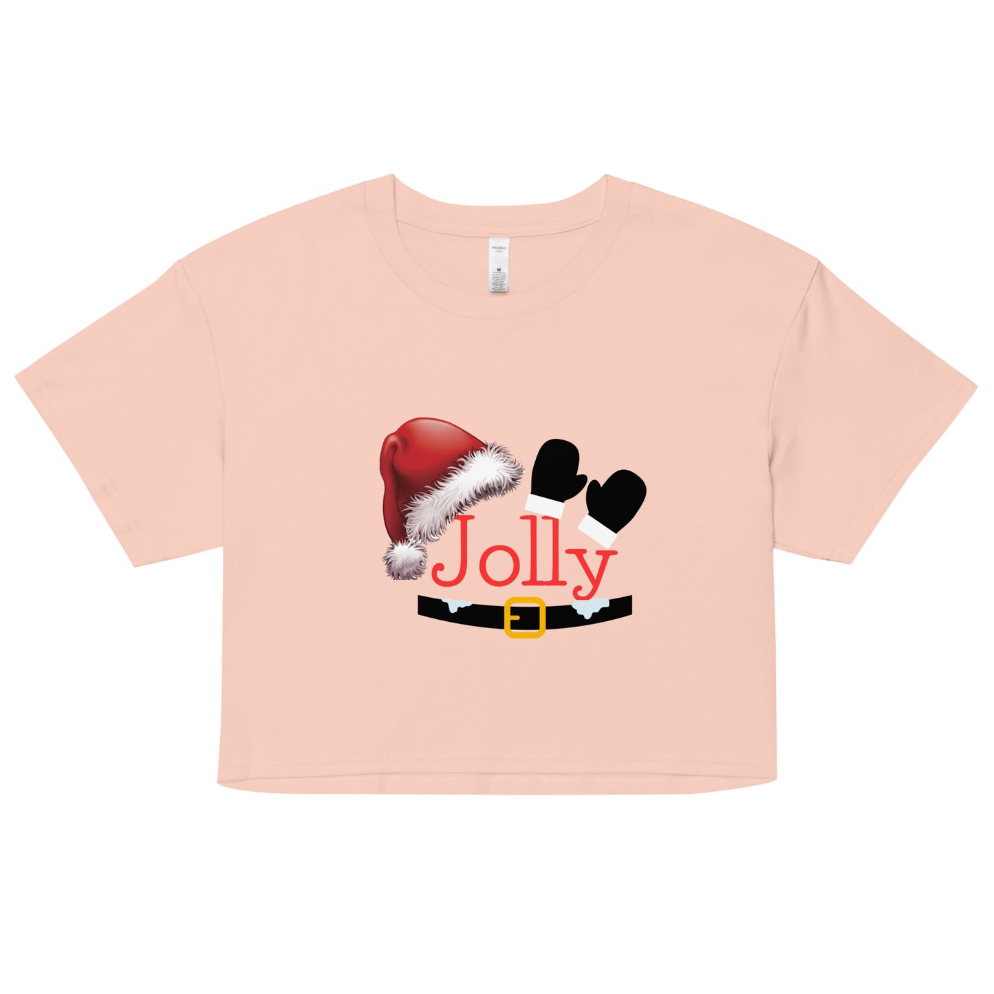 Santa Jolly- Women’s Crop T-Shirt