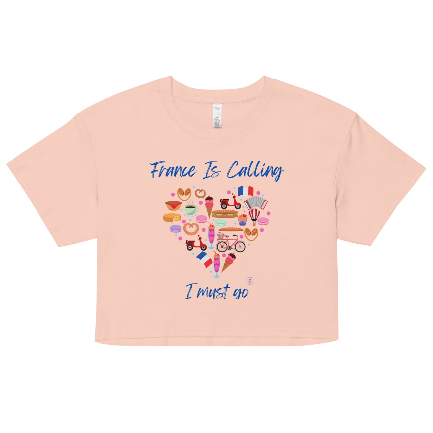 France Calling- Women’s Crop T-Shirt