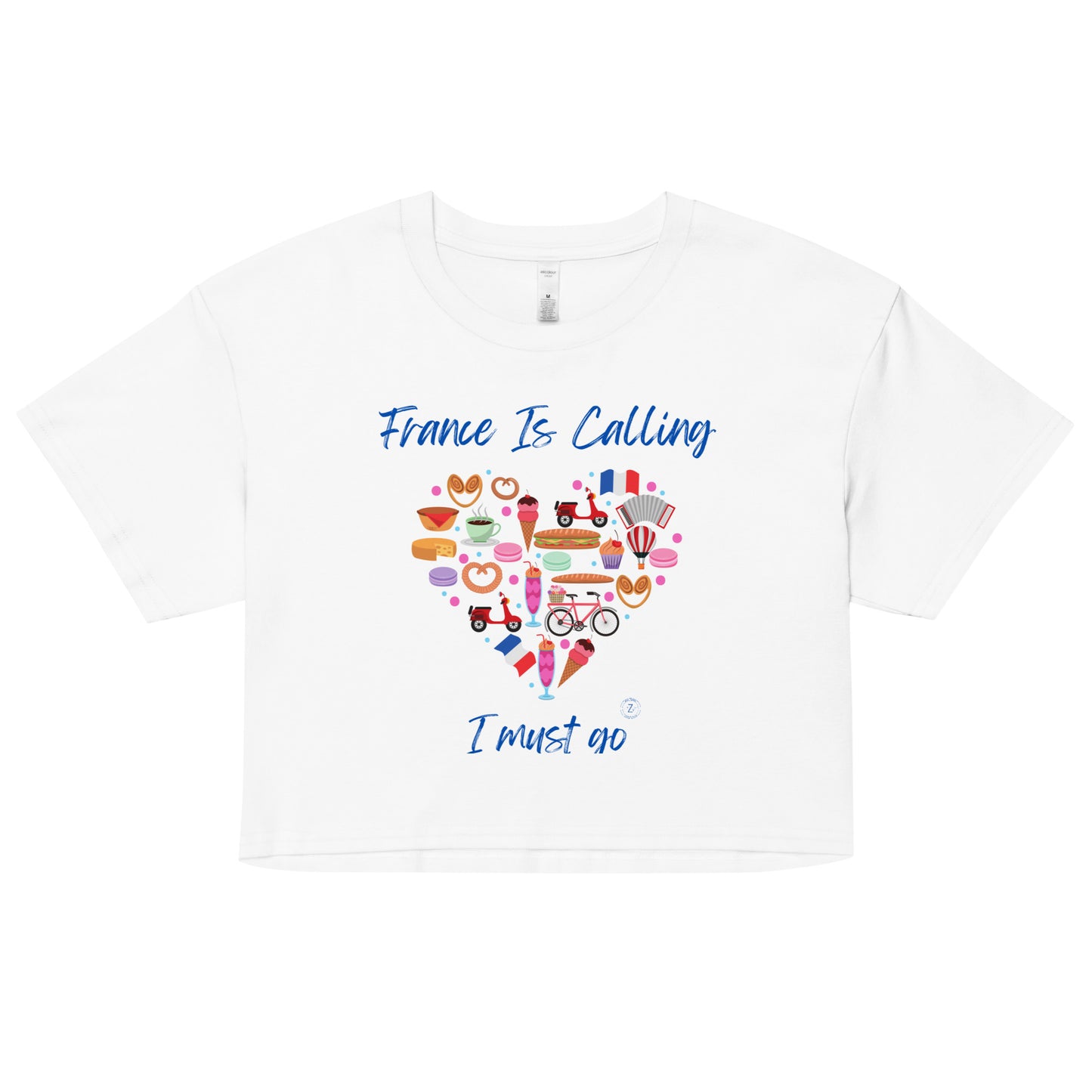 France Calling- Women’s Crop T-Shirt