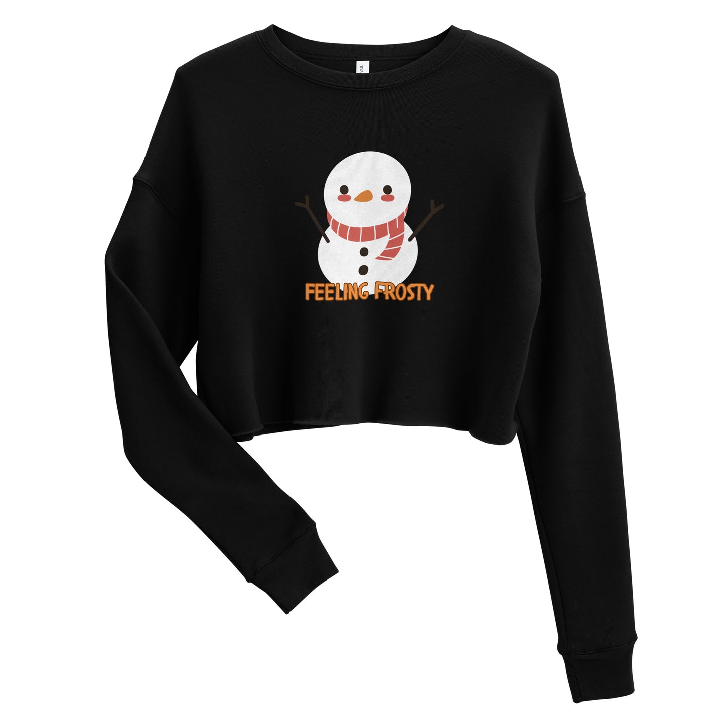 Frosty- Women's Crop Sweatshirt