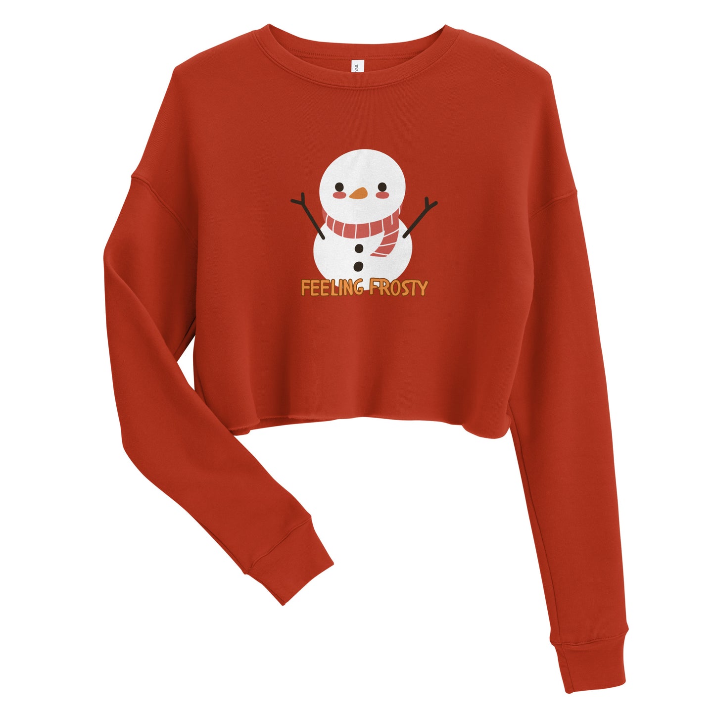 Frosty- Women's Crop Sweatshirt